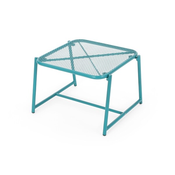 Bucknell Outdoor Iron Metal Mesh Side Table by Christopher Knight Home