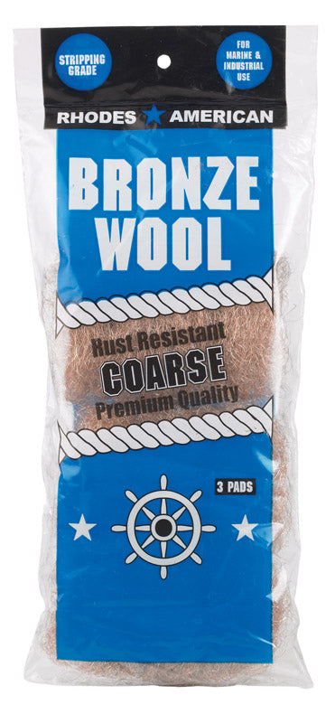 BRONZEWOOL COARSE 3PK