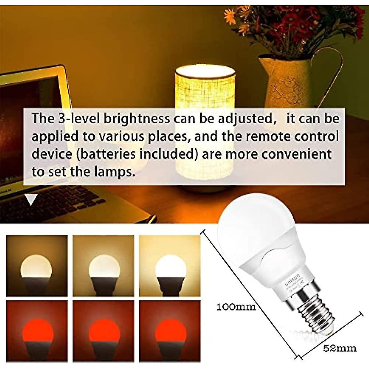 Led E14 Light Bulbs 6w (equivalent To 40w)  Rgb Colour Changing Light Bulb Dimmable Edison Screw Coloured Bulb   Night Light Bulb For Home Bar P