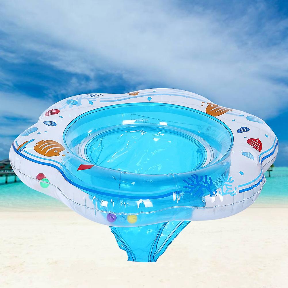 Inflatable Blow Up Children Kids Summer Swim Ring Trainer Water Toy Blue