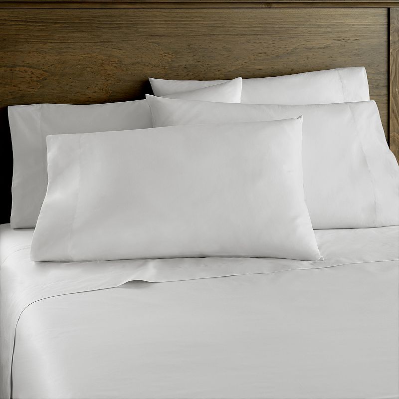 Shavel Home 400 Thread Count Cotton Sateen Sheet Sets with Pillowcases