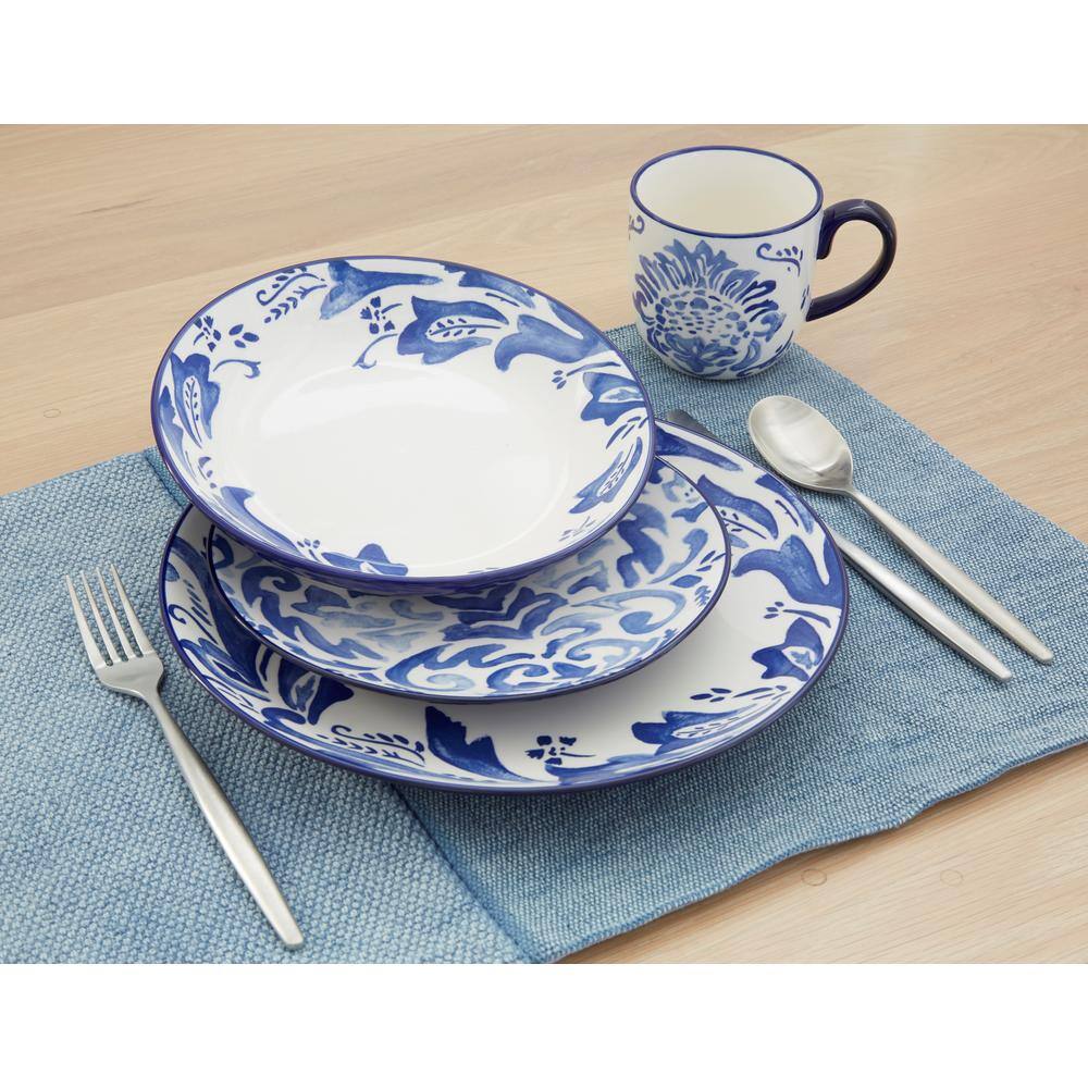 BAUM 16-Piece Bosquet Ceramic Dinnerware Set (Service for 4 people) MAZUR16B