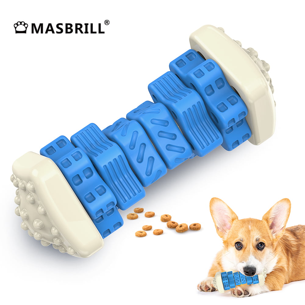 MASBRILL Dog Toys for Aggressive Chewers Large Breed ， Interactive Chew Toy for Dogs – Brightly Colored Dog Enrichment Toy for Aggressive Chewers