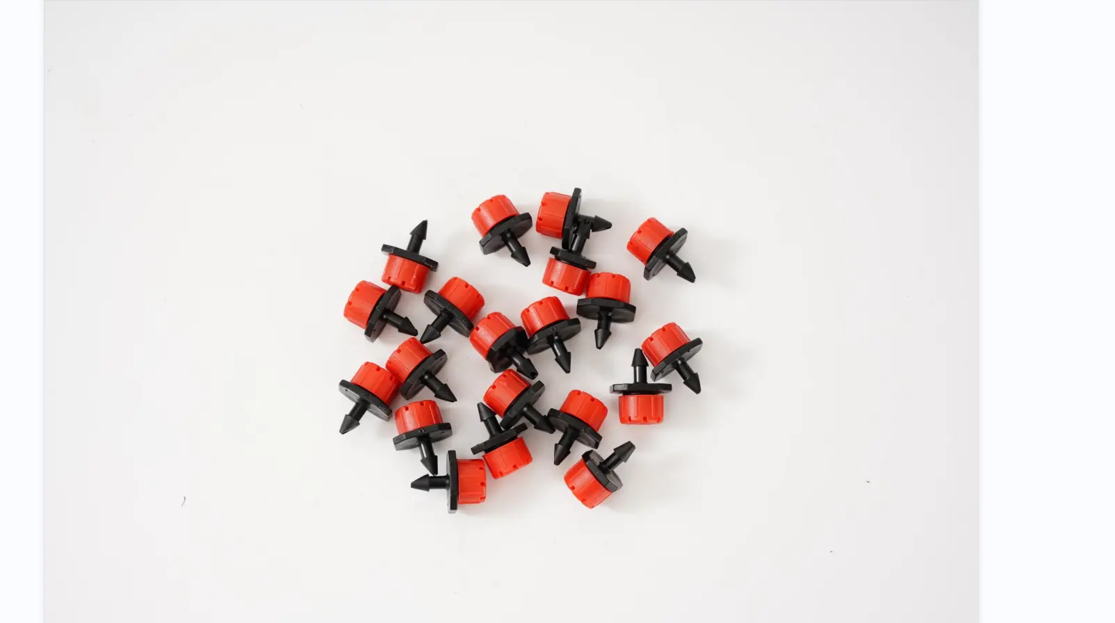Agricultural water saving irrigation drip head  water saving 8 hole adjustable flow drip head