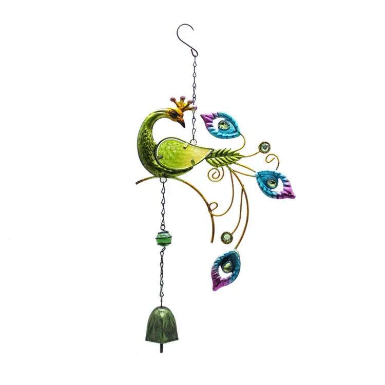 Peacock Wind Chime Bells Chimes Metal Wind Bells Chimes Windchimes Outdoor Garden Decoration Supplies