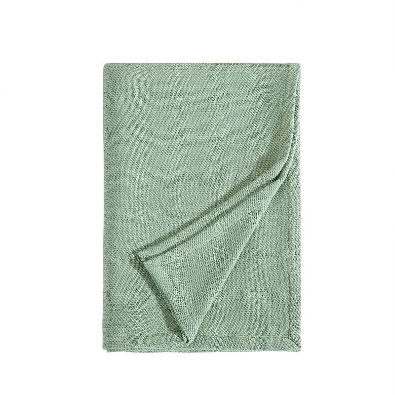 Eddie Bauer Textured Twill Solid Blanket