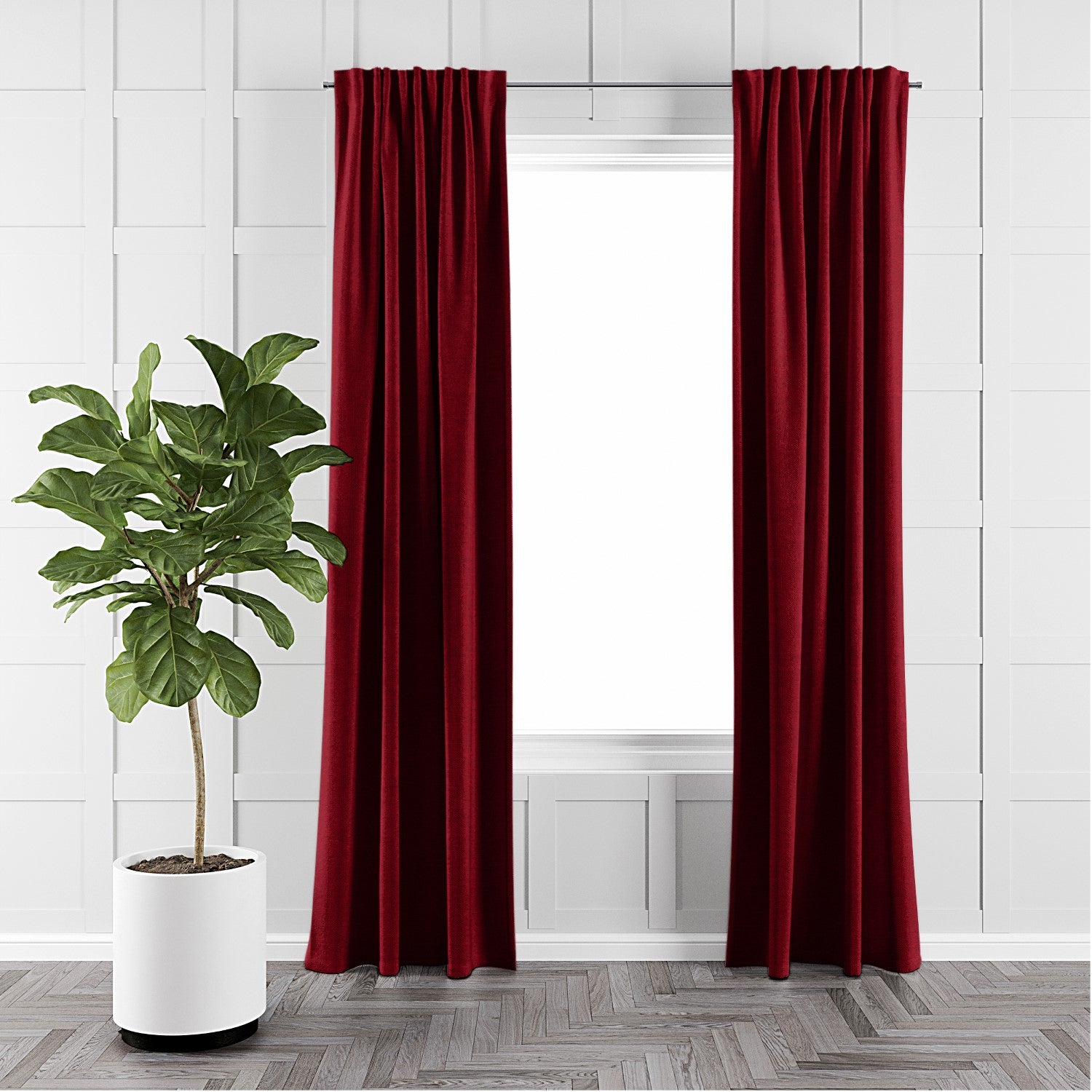 Juno Velvet Red Drapery