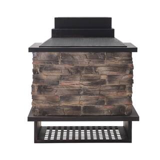 Sunjoy Electra 48.03 in. Wood Burning Fireplace A304001100