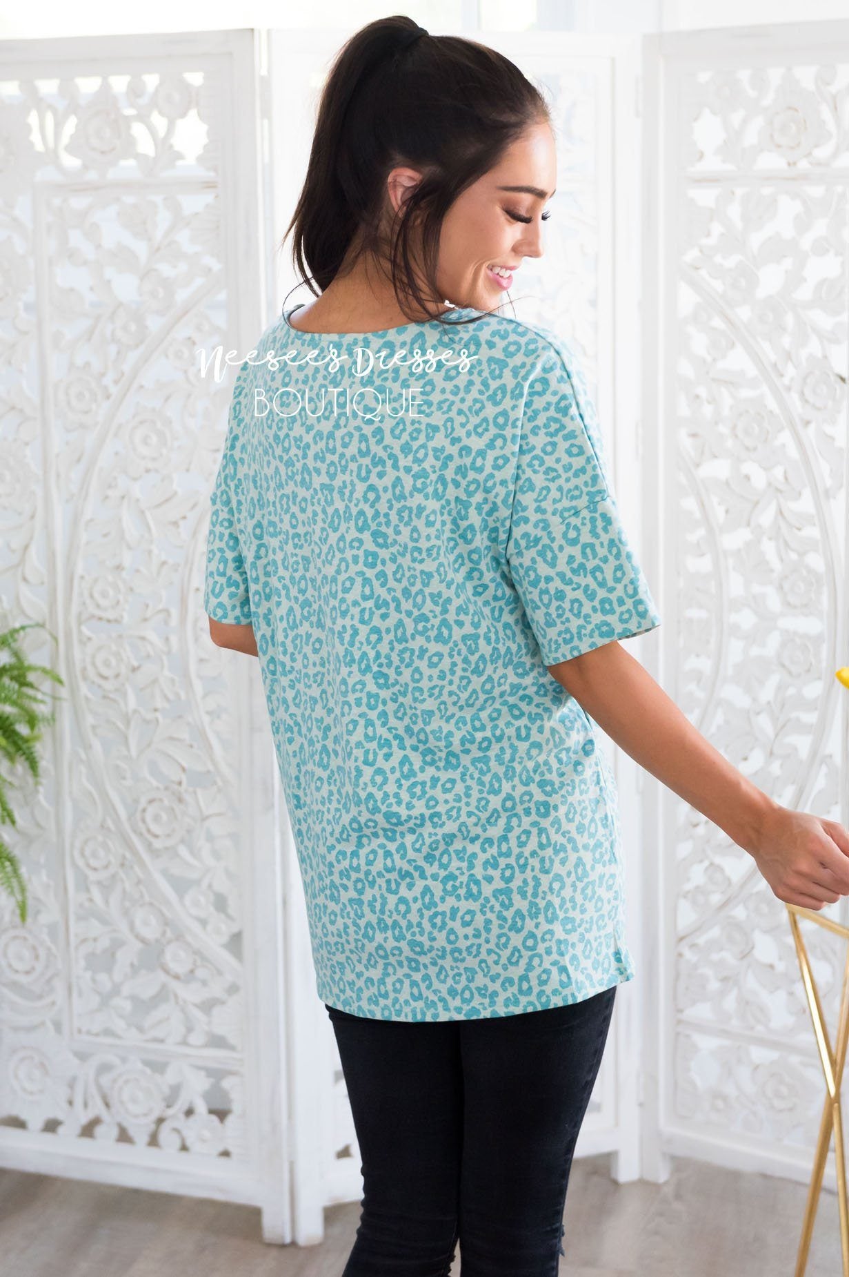 Wild For You Modest Top