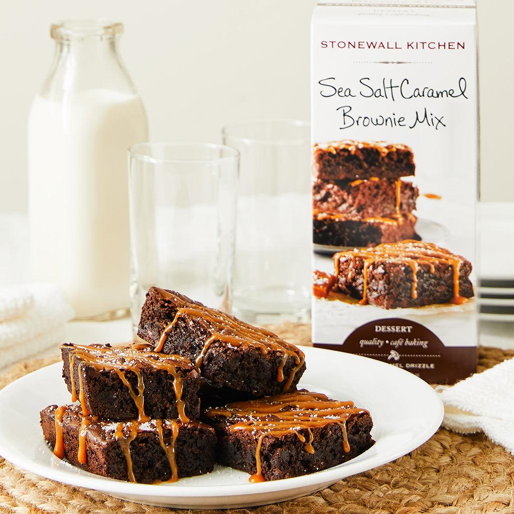 Stonewall Kitchen  Sea Salt Caramel Brownie Mix