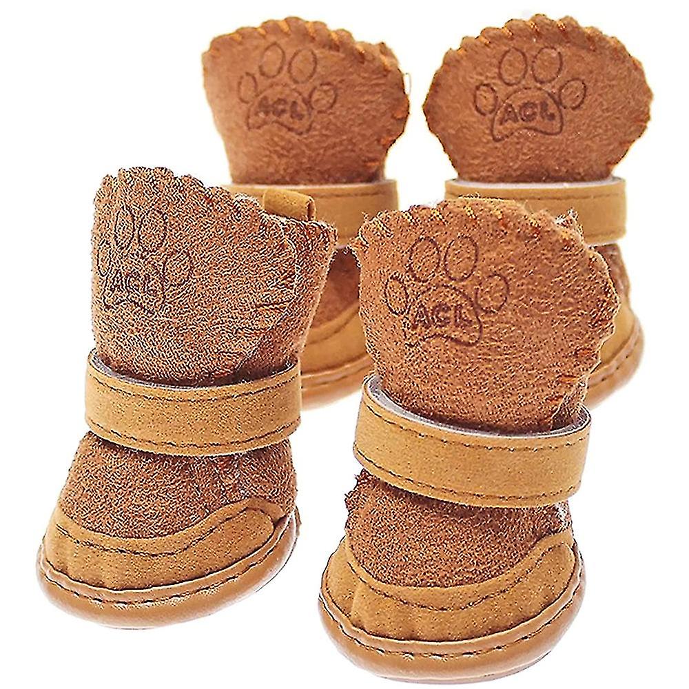 Miman Dogs Winter Warm Shoes Cute Dog Boots Snow Walking Puppy Sneakers