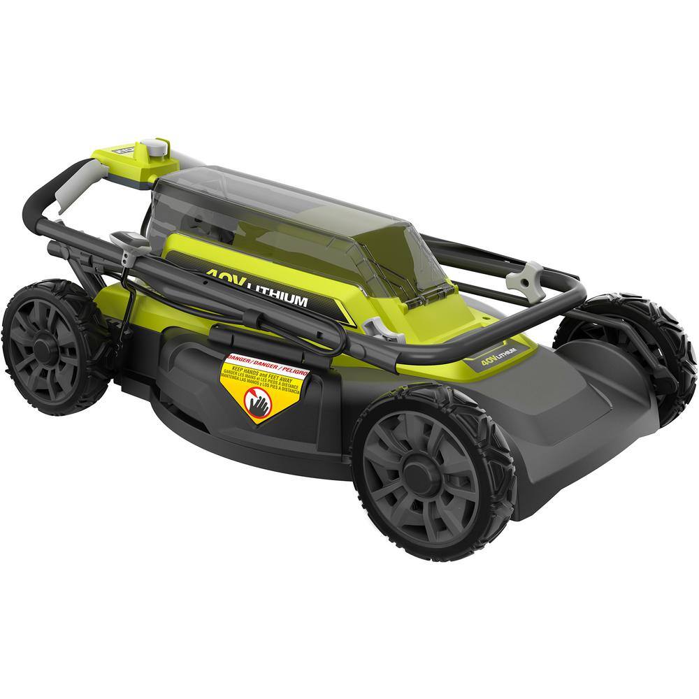 RYOBI 40V 18 in. 2-in-1 Cordless Battery Walk Behind Push Mower (Tool Only) RY401010BTL