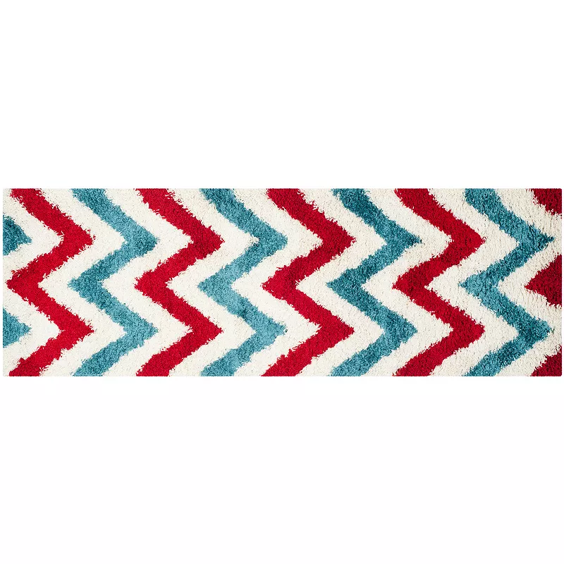 Safavieh Kids Chevron Stripe Shag Rug