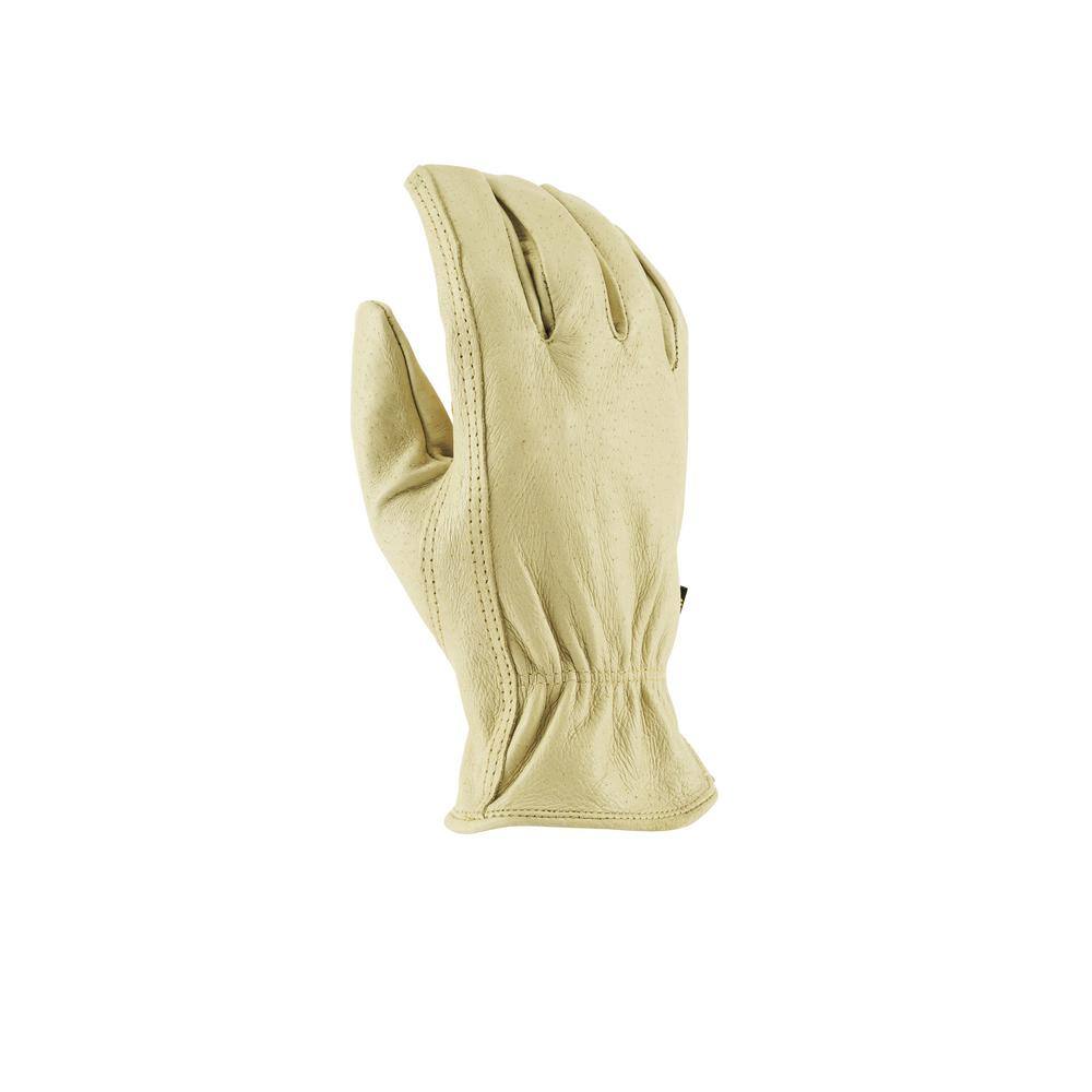 FIRM GRIP Large Grain Pigskin Leather Work Gloves 5123-06