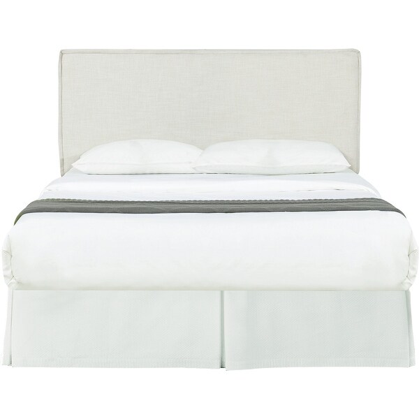 Gemma Sand Upholstered Headboard with Flange Details - - 36045673