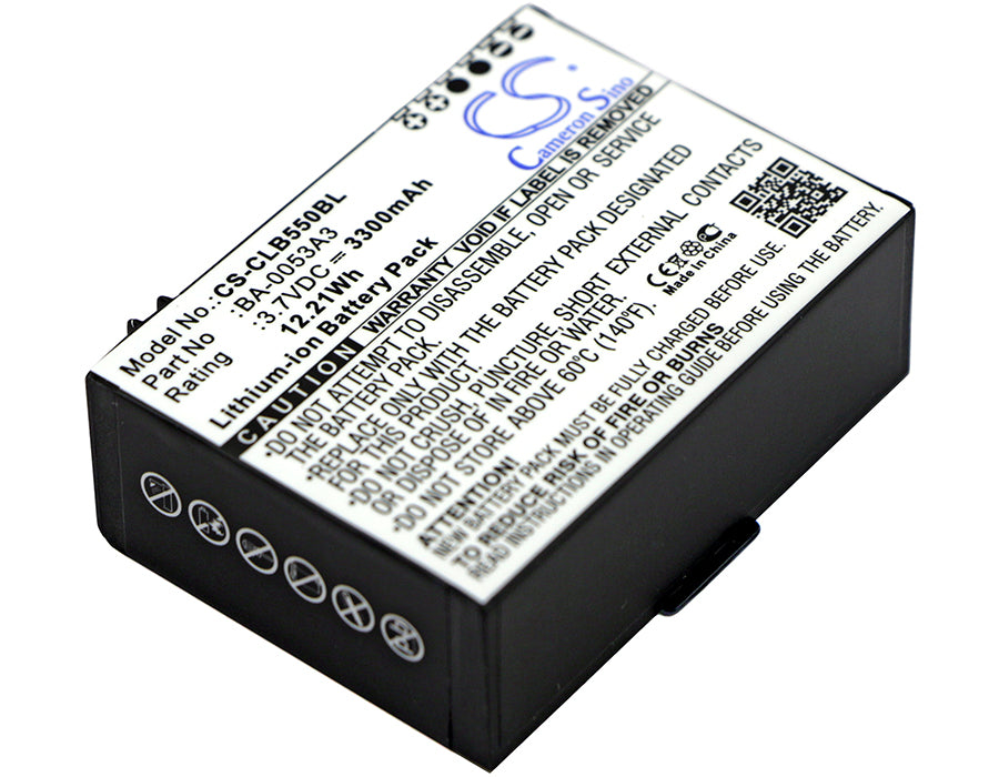 Cipherlab CP50 CP55 3300mAh Replacement Battery BatteryClerkcom Barcode