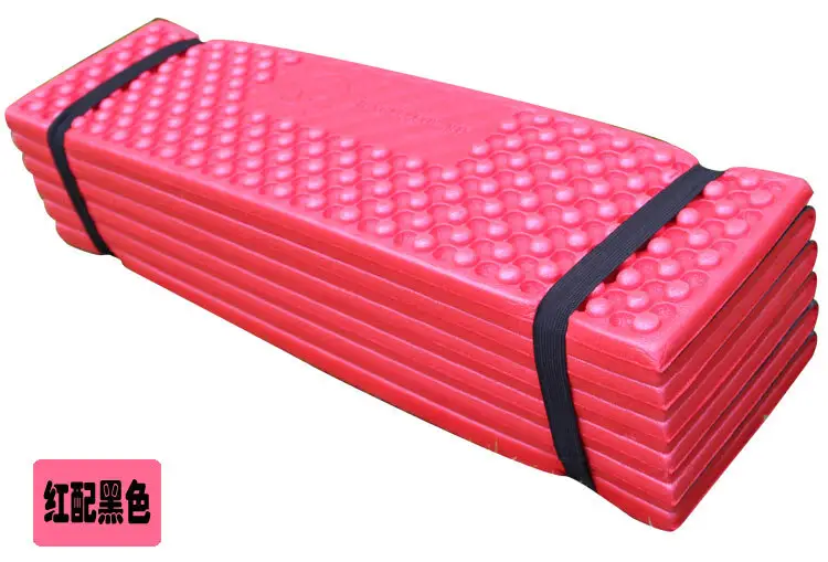 Wholesale Ultralight Waterproof Camping Folding Mat Beach Moisture proof Egg Nest IXPE Foam Mat Folding Sleeping Pad