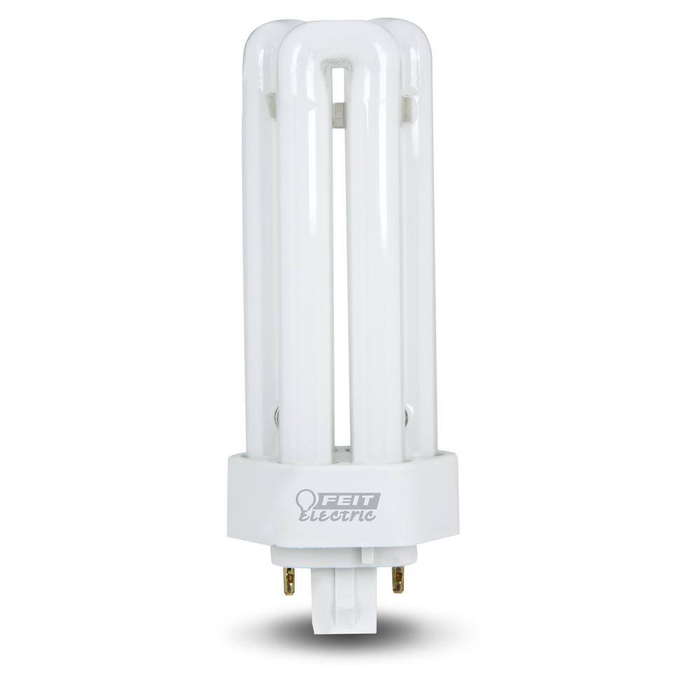 Feit Electric 26-Watt Equivalent PL CFLNI Triple Tube 4-Pin GX24Q-3 Base Compact Fluorescent CFL Light Bulb Cool White 4100K BPPLT26E41HDRP