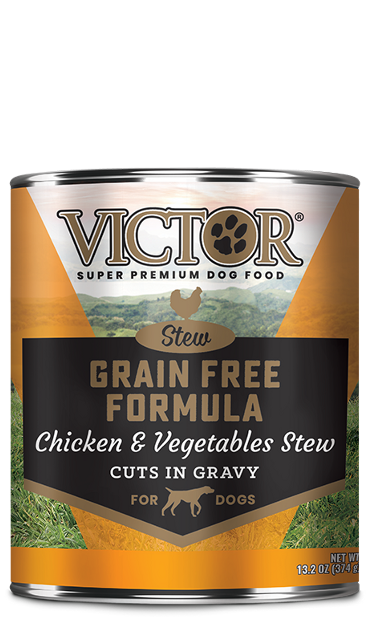 13.2z Victor Grain Free Chicken and Vegetable Stew in Gravy-Canine