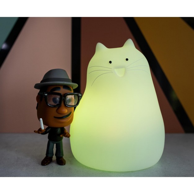 Ukonic Disney Pixar Soul Mr Mittens Figural Color changing Mood Light 6 Inches Tall