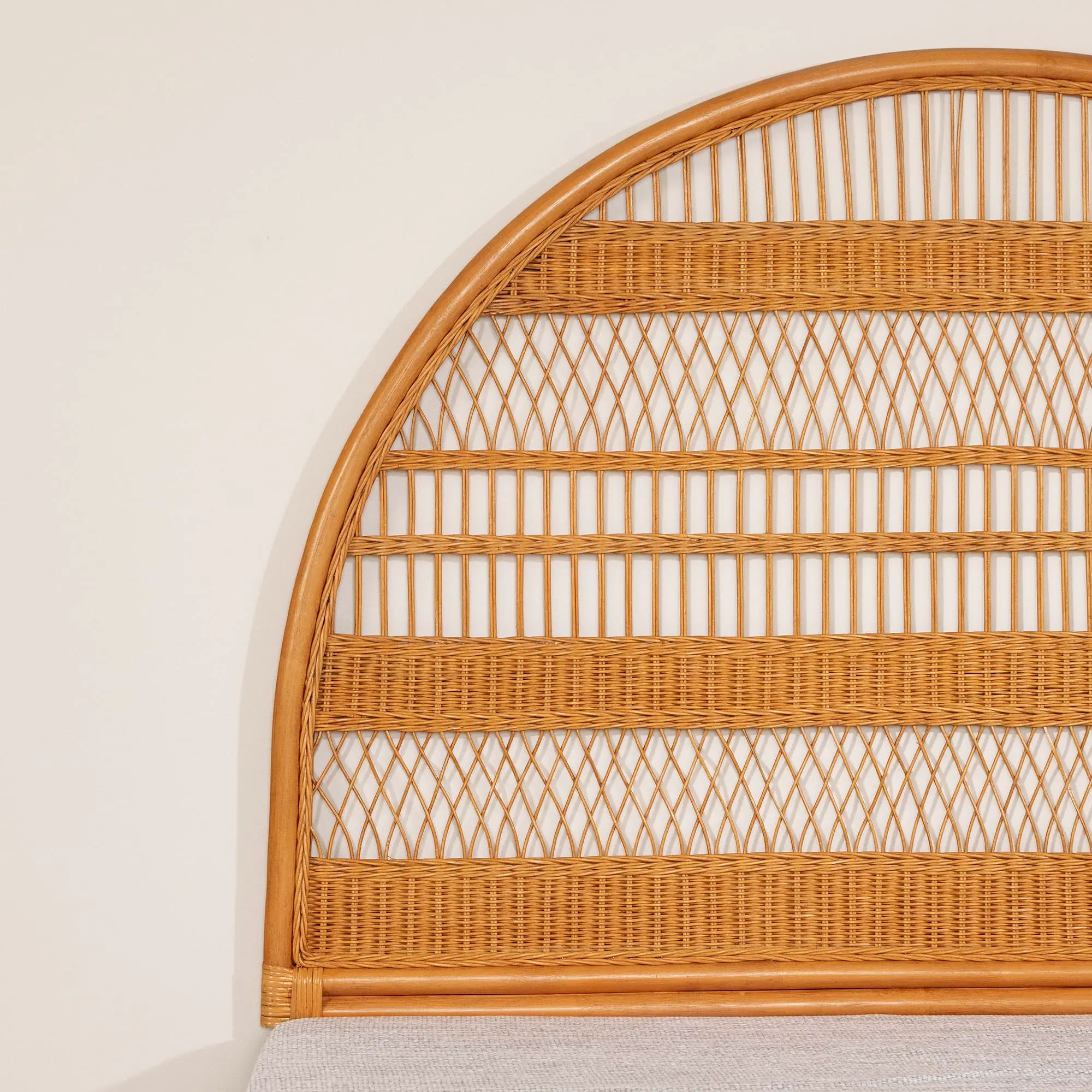 Balka Rattan Queen Wall-Mounted Headboard - South Shore