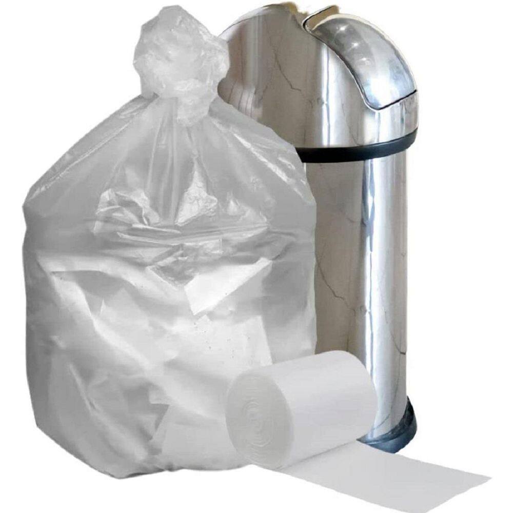 Plasticplace 20-30 Gal. Clear High-Density Trash Bags (Case of 500) W25HDC1