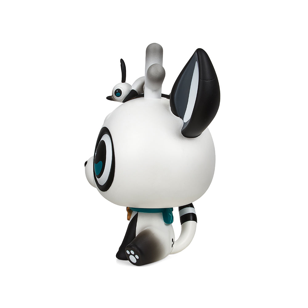 DeerCat & Friends™ Sitting DeerCat 7” Vinyl Art Figure by Amber Aki Huang – Exclusive Panda Edition (Limited Edition of 100)