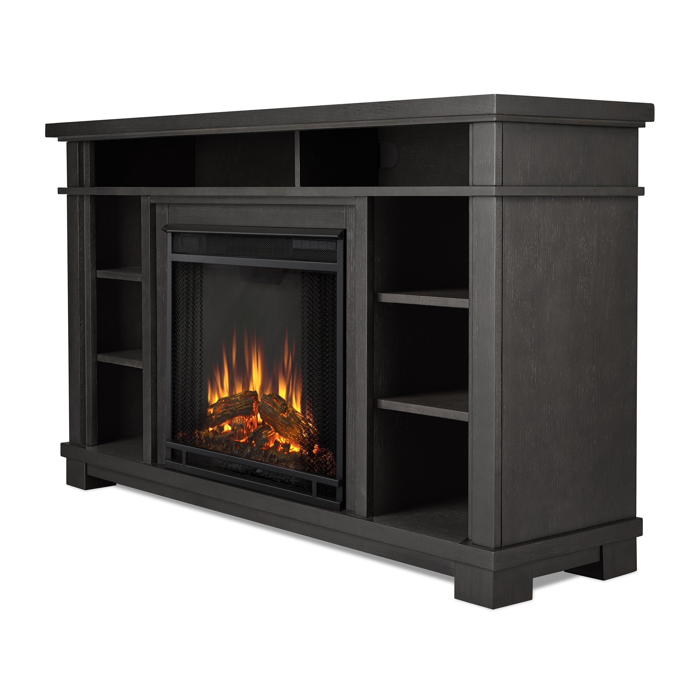 Belford Electric Fireplace in Gray by Real Flame