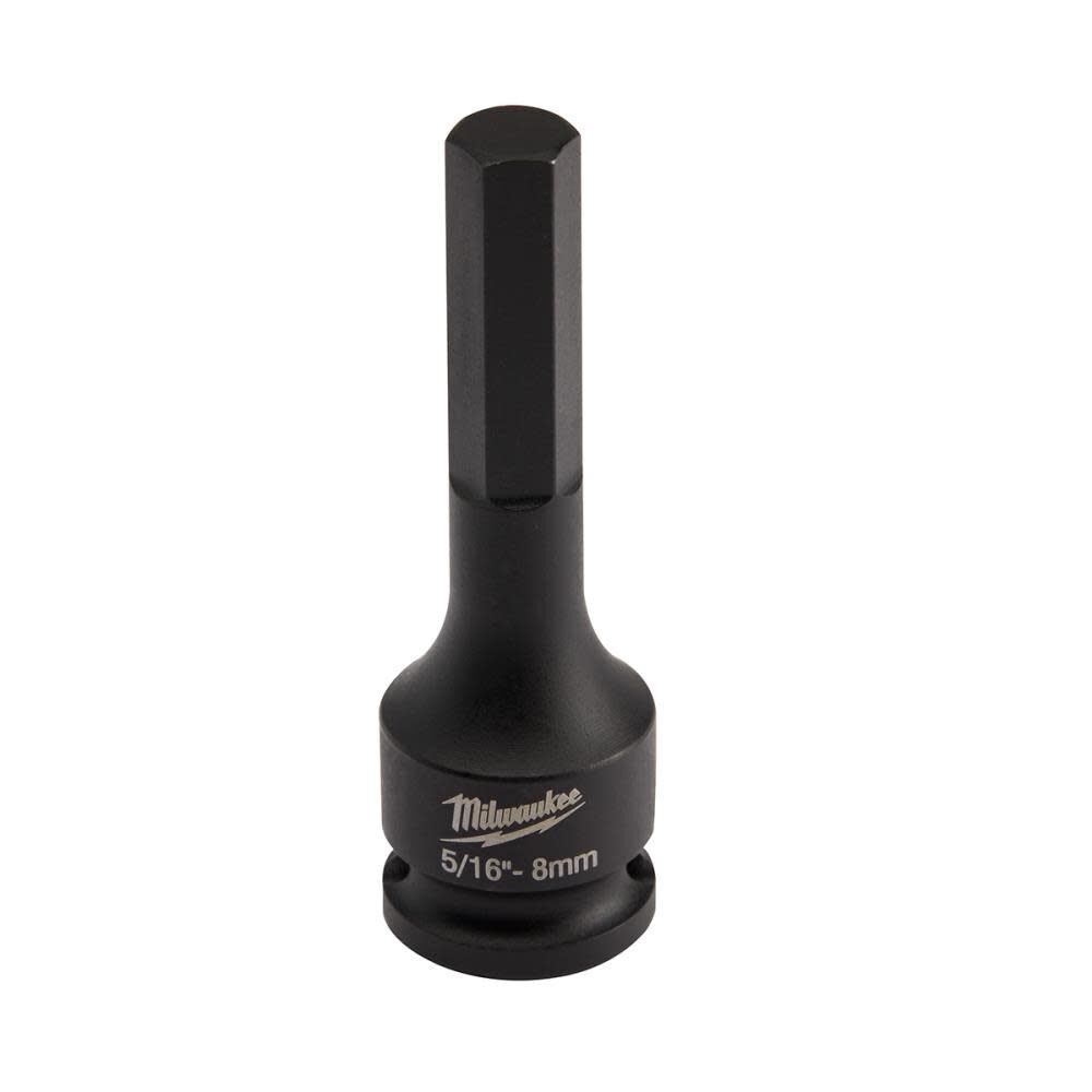 Milwaukee SHOCKWAVE Lineman's 3/8 in. Drive 5/16 in. - 8mm Hex Bit Socket 49-66-5151 from Milwaukee