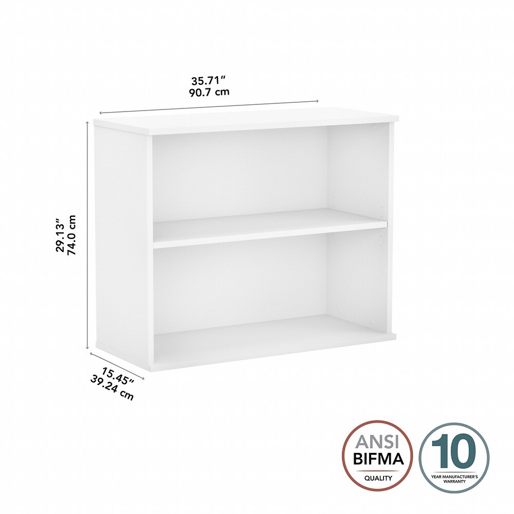 Studio A Small 2 Shelf Bookcase by Bush Business Furniture