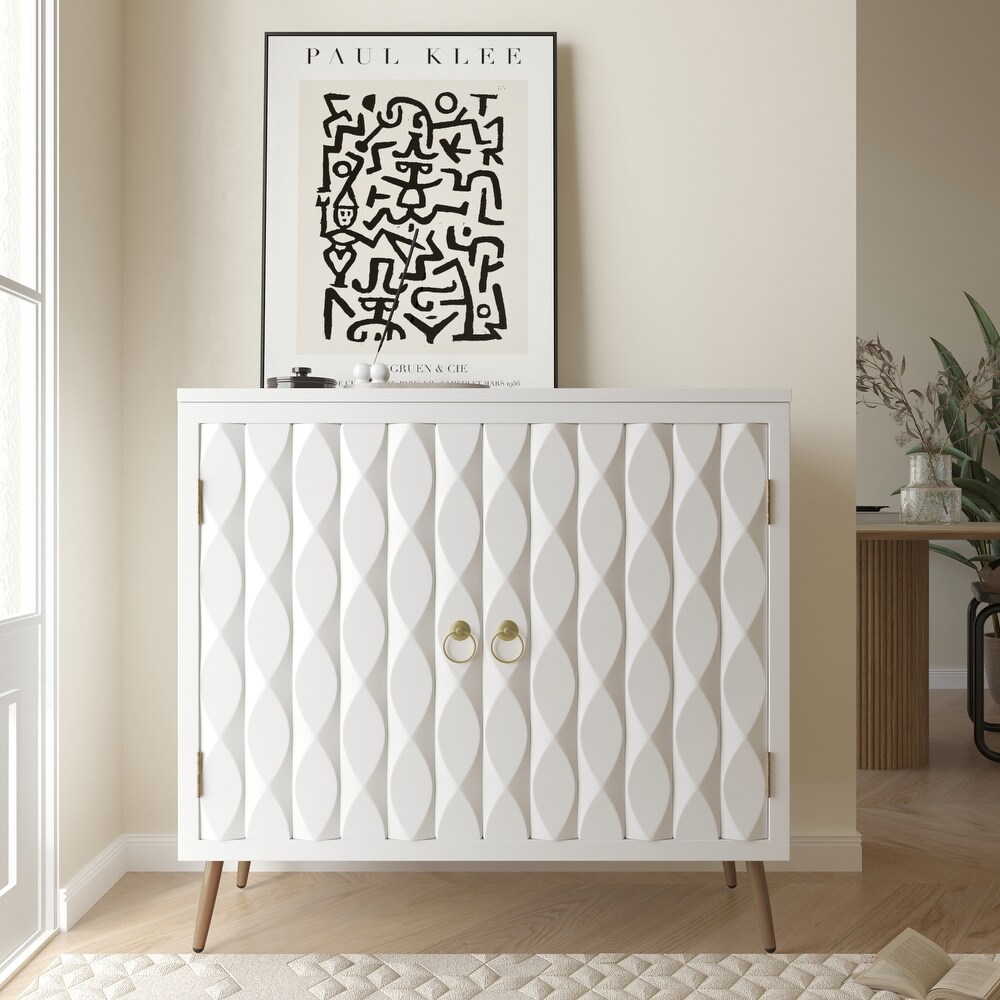 S.Fyronti Modern 2 Door Accent Cabinet