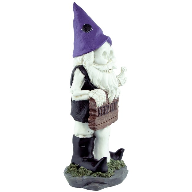 Gnome Skeleton quot keep Out quot Halloween Decoration