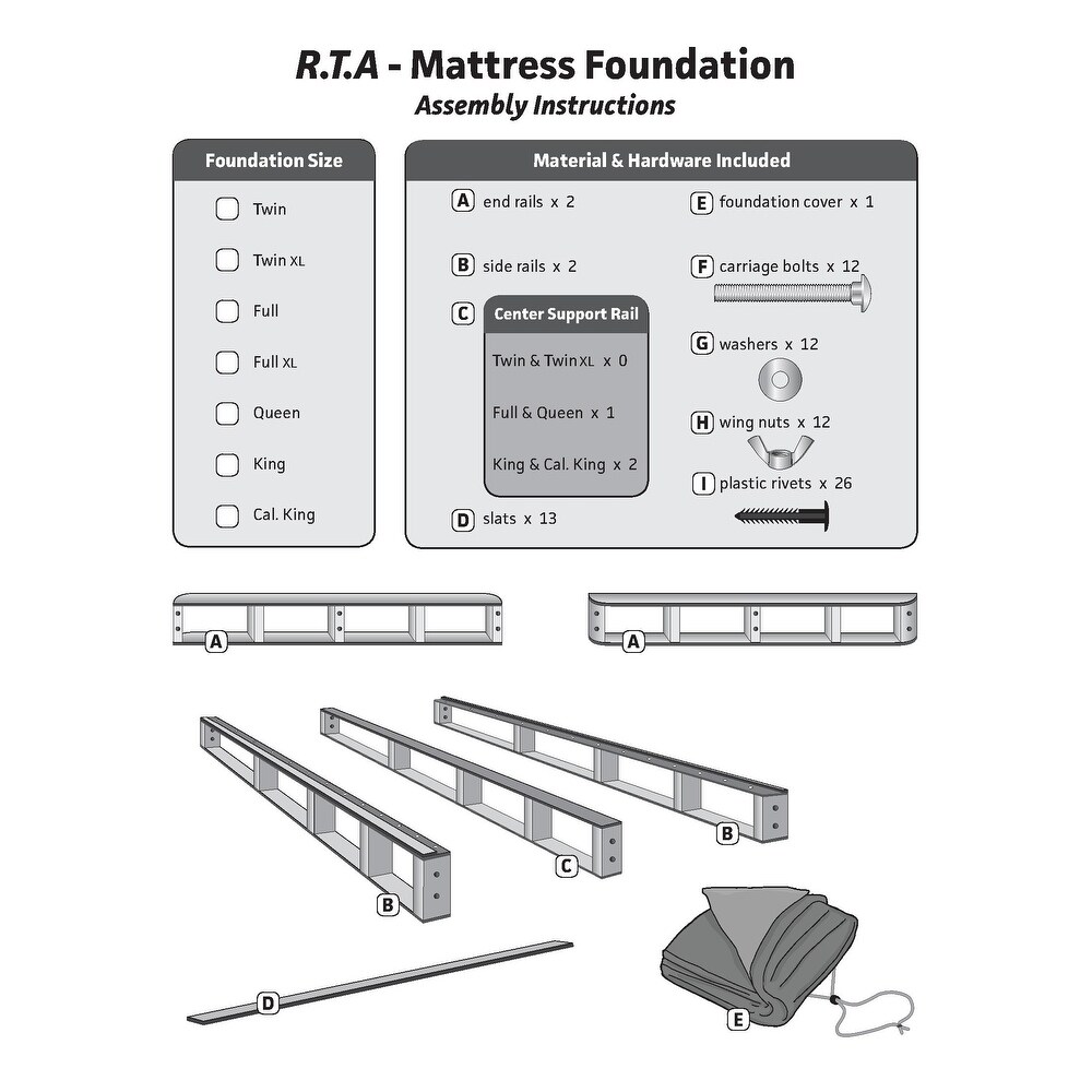 Select Luxury 10 inch Medium Firm Gel Memory Foam Mattress and Foundation Set