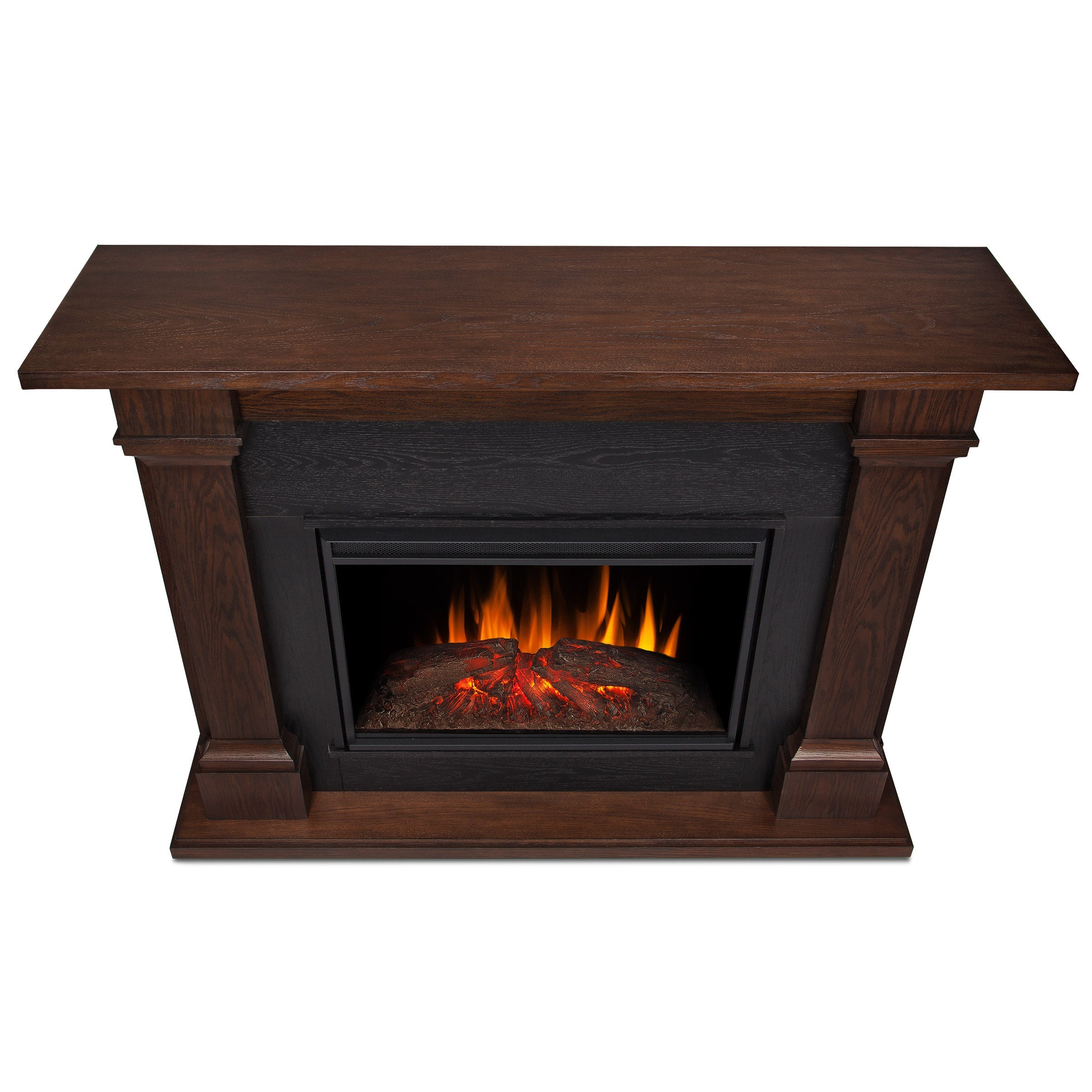 Real Flame Callaway Grand Electric Fireplace in Chesnut Oak