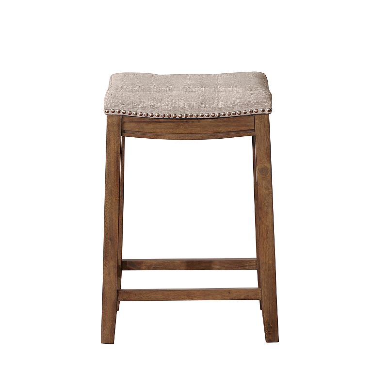 Linon Claridge Backless Counter Stool