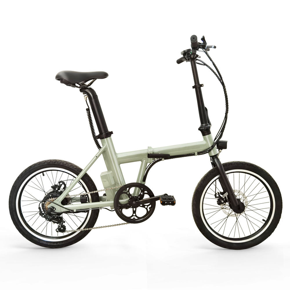 GALAXY Hot Selling 250w 20 Inch Full Folding Suspension Motor E Bike Mountain Electric Cruiser Bicycle with Shimano 6 speed