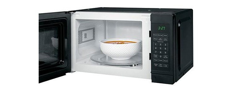 GE 0.7 Cu. Ft. Black Countertop Microwave Oven