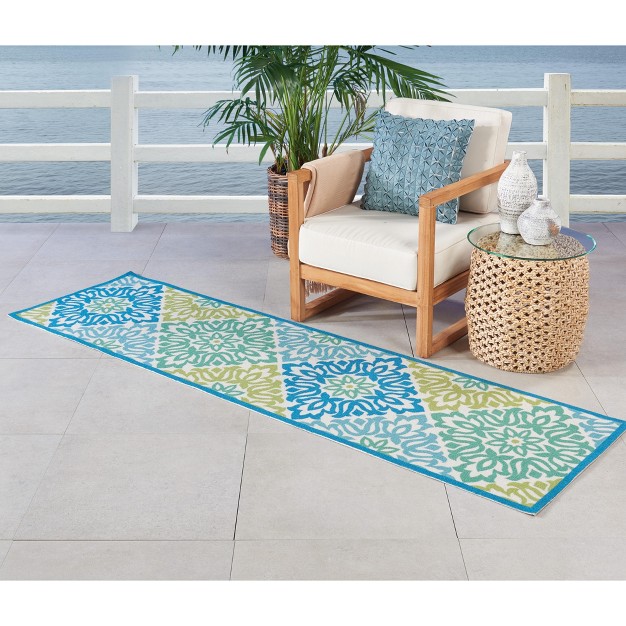 Blue Indoor outdoor Area Rug By Nourison