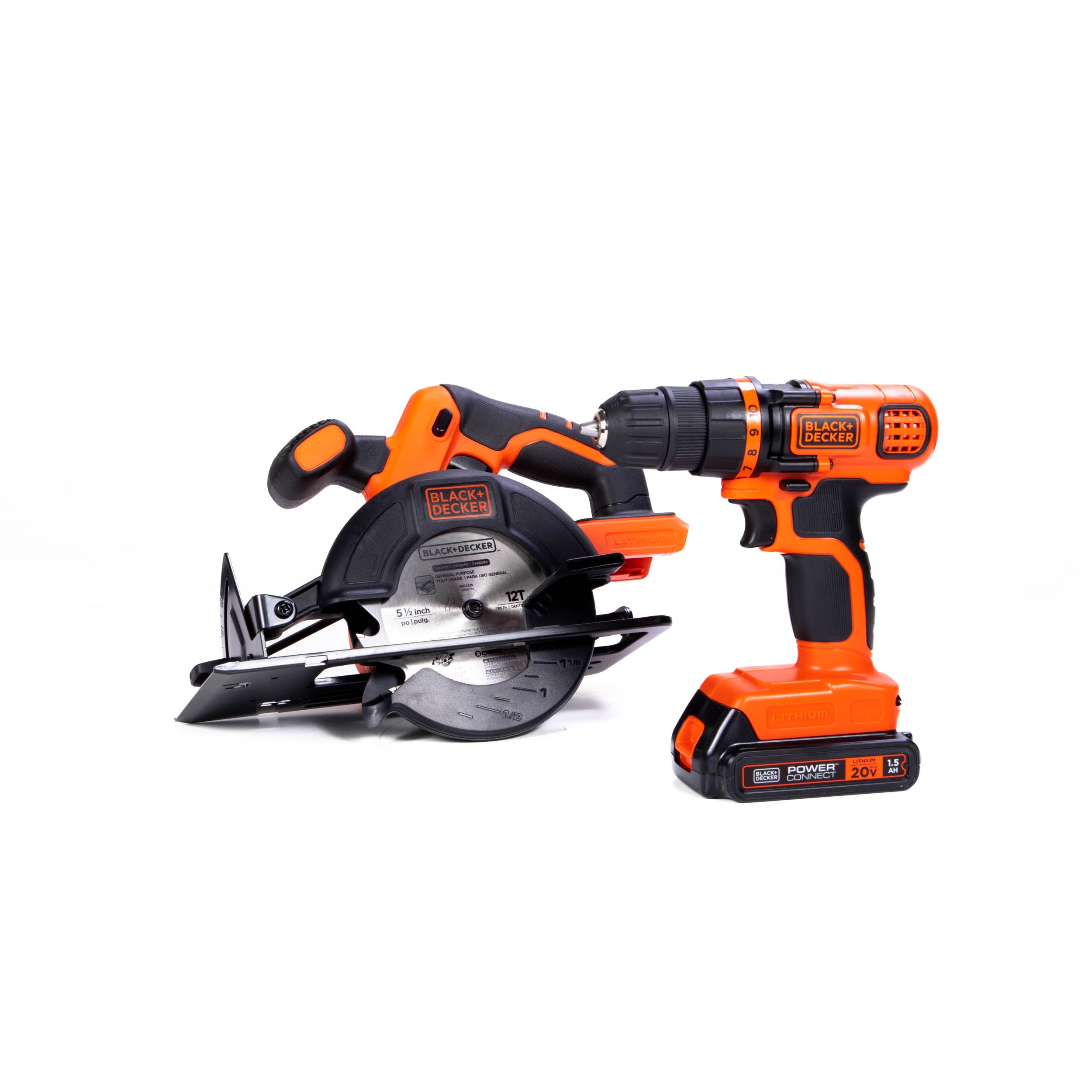 20V MAX* POWERCONNECT™ Cordless Drill/Driver + Circular Saw Combo Kit