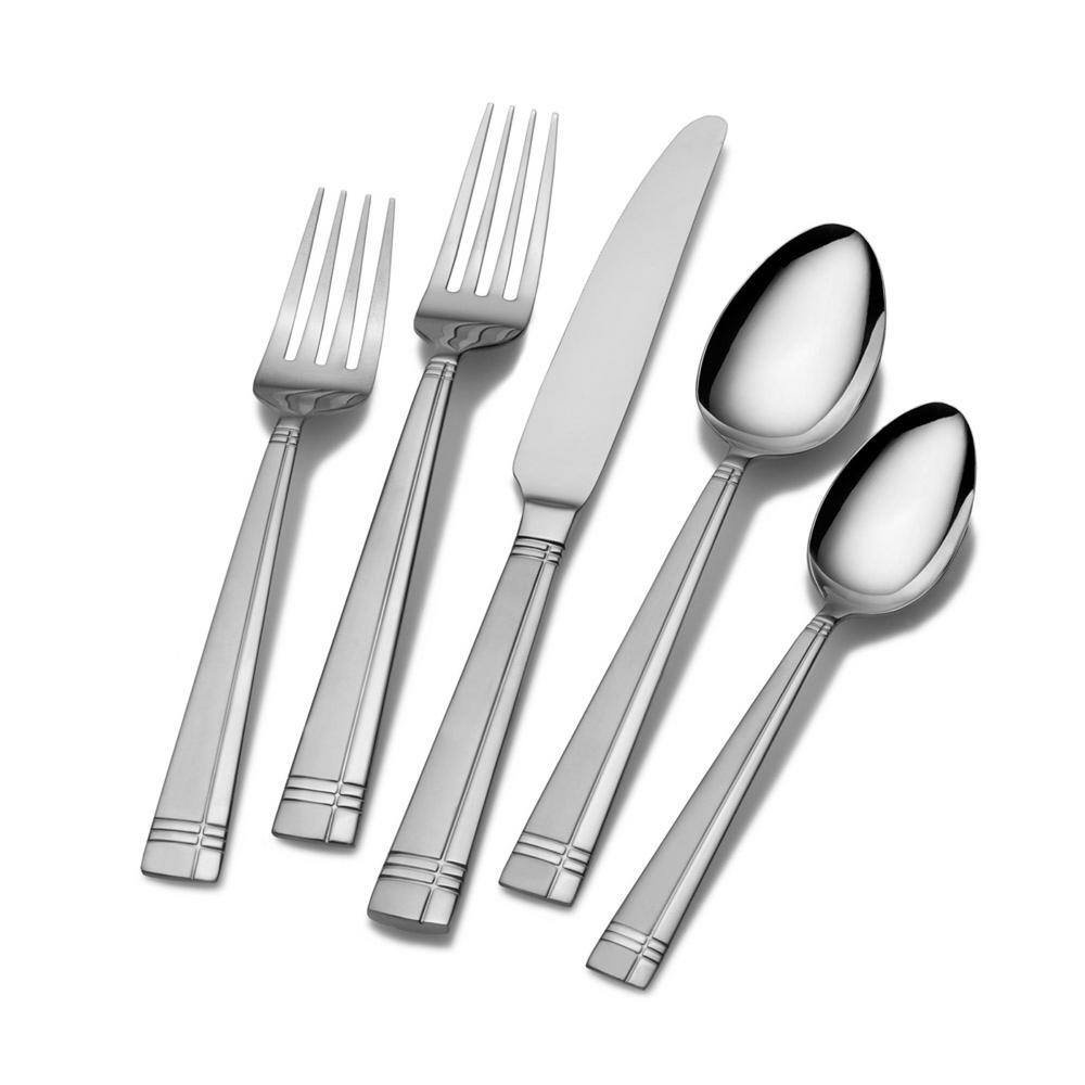 International Silver Dawson Frost 20-Piece 180 Stainless Steel Flatware Set (Service for 4) 5108514