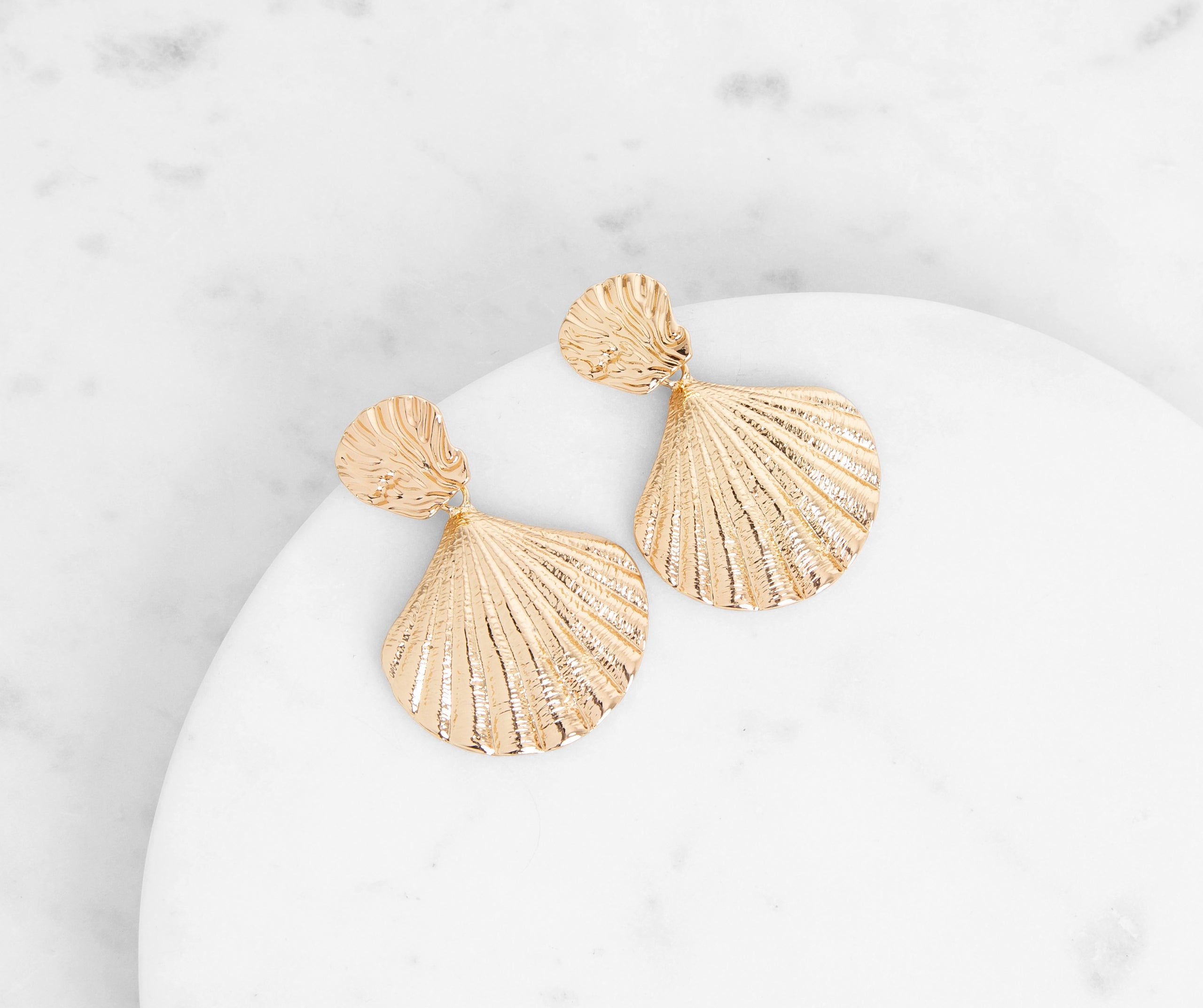 By The Ocean Shell Drop Earrings