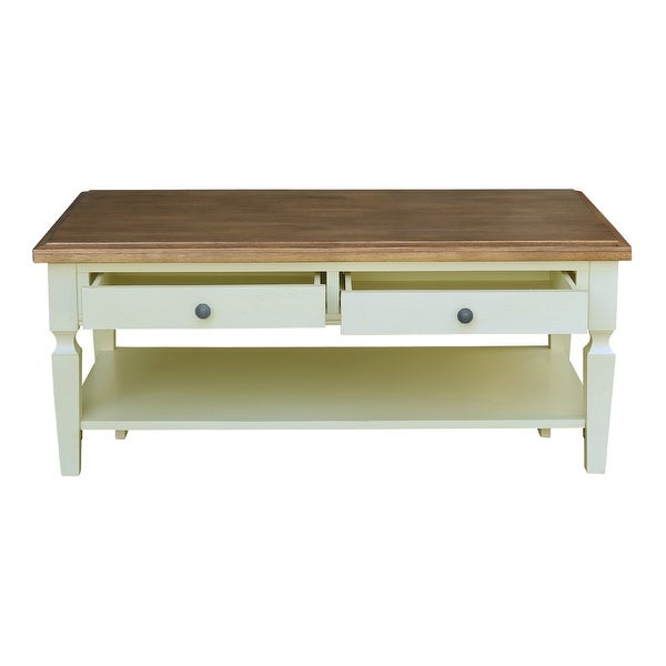 Vista Solid Wood Coffee Table - 48