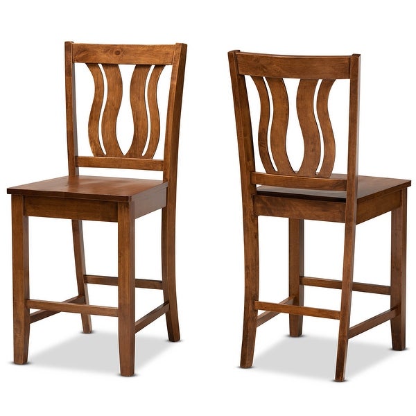 Fenton Modern and Contemporary Transitional 2-PC Counter Stool Set