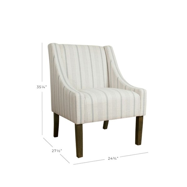 HomePop Modern Swoop Accent Chair