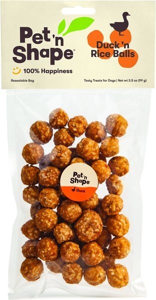 Pet 'n Shape Grain-Free Duck 'n Rice Balls Dog Treats