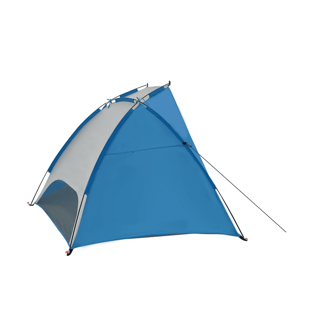 Drift Creek Outdoor Canopy Beach Shelter Sun Shade Tent with Carry Bag， Blue