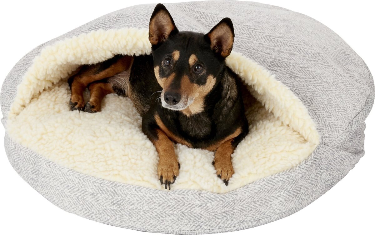 Snoozer Pet Products Orthopedic Microsuede Cozy Cave Dog and Cat Bed