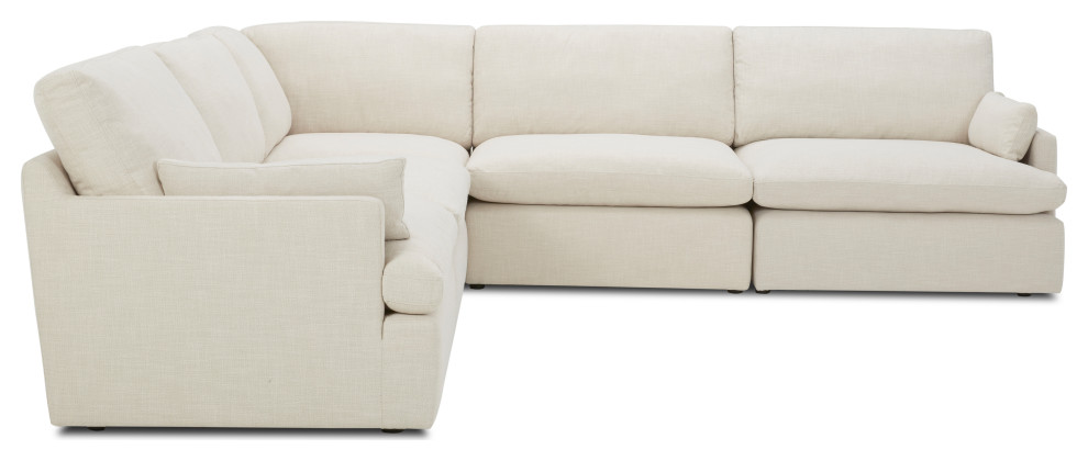 Divani Casa Danica  Modern Beige Sectional Sofa   Transitional   Sectional Sofas   by Vig Furniture Inc.  Houzz