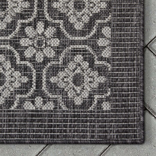 Well Woven Indoor Outdoormanola Floral Trellis Area Rug