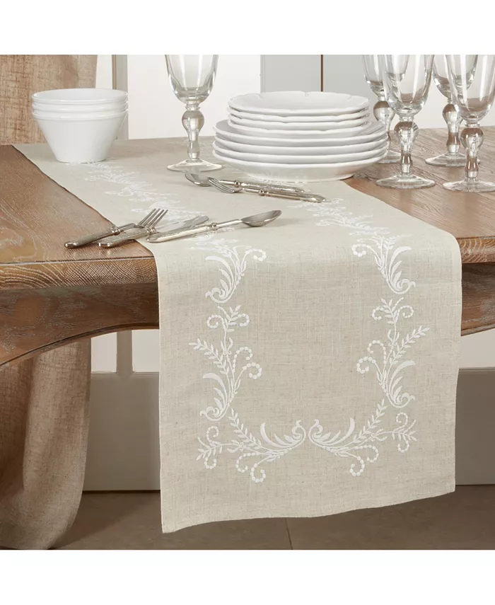 Saro Lifestyle Embroidered Placemat Set of 4